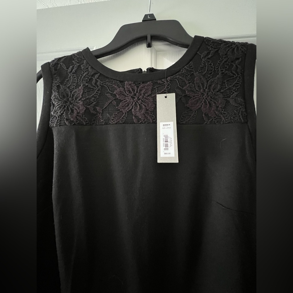 Apt9 LBD with lace accents. NWT - Picture 6 of 6
